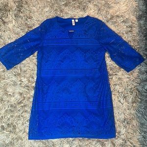 Tacera blue dress